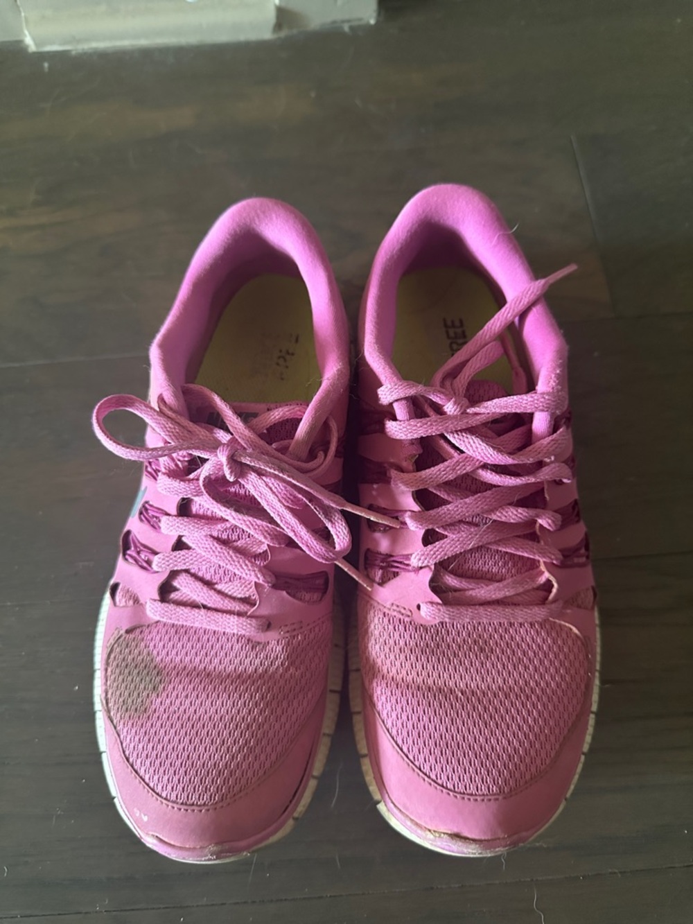 Nike Women's Pink Lace-Up Athletic Sneakers